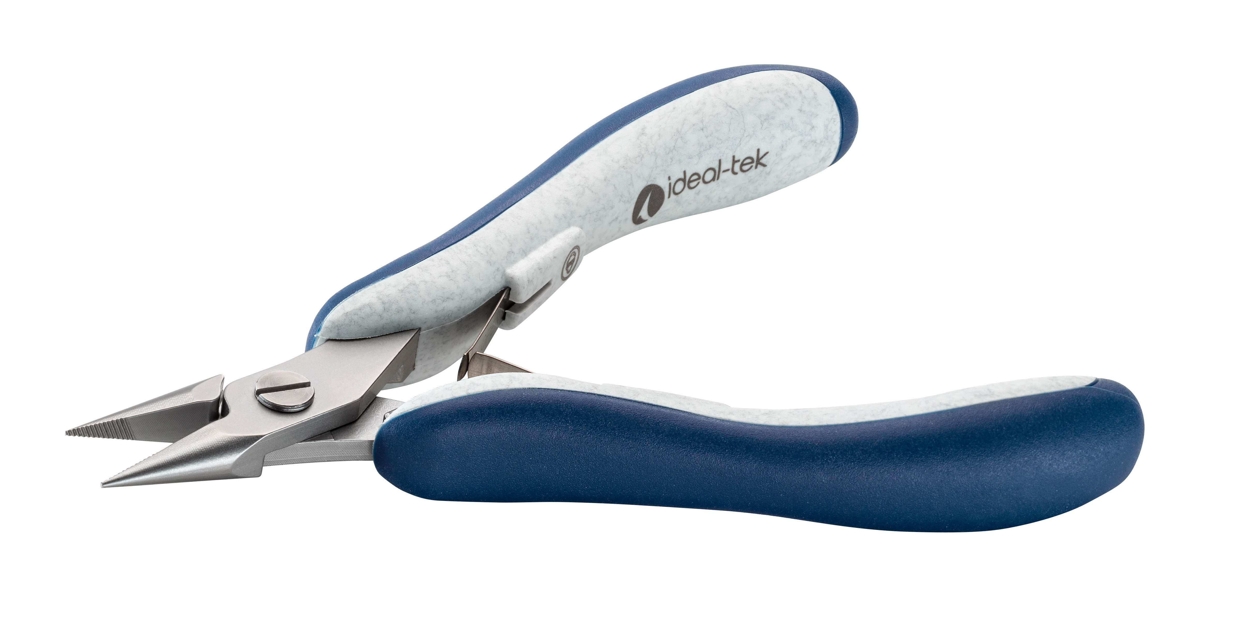 High Precision Plier  Snipe Nose  Serrated  130mm 5 1   ESD ES6022 CR BG ITU