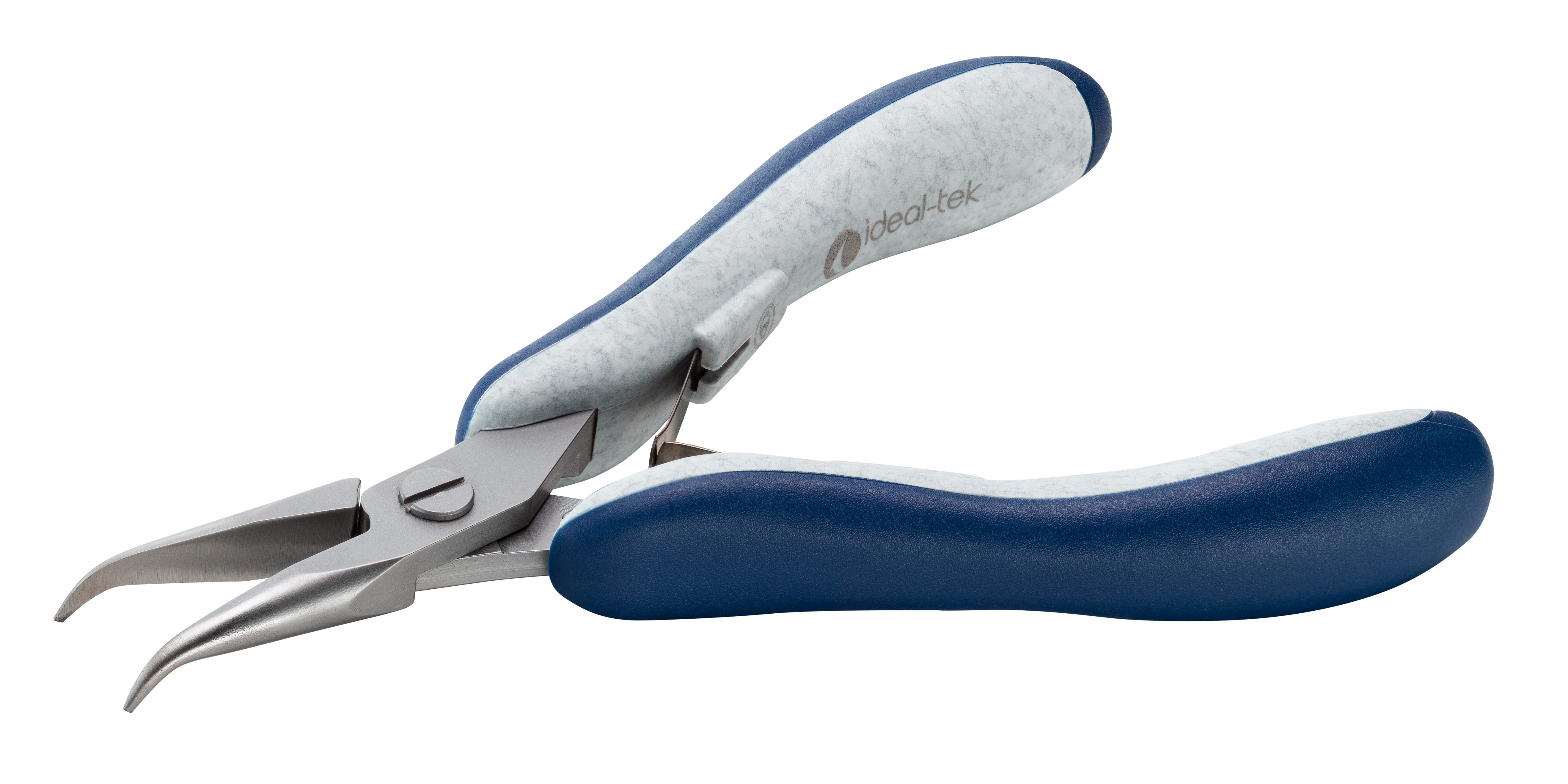 High Precision Plier  Bent Nose  Smooth  140mm 5 5   ESD ES6023B CR BG ITU
