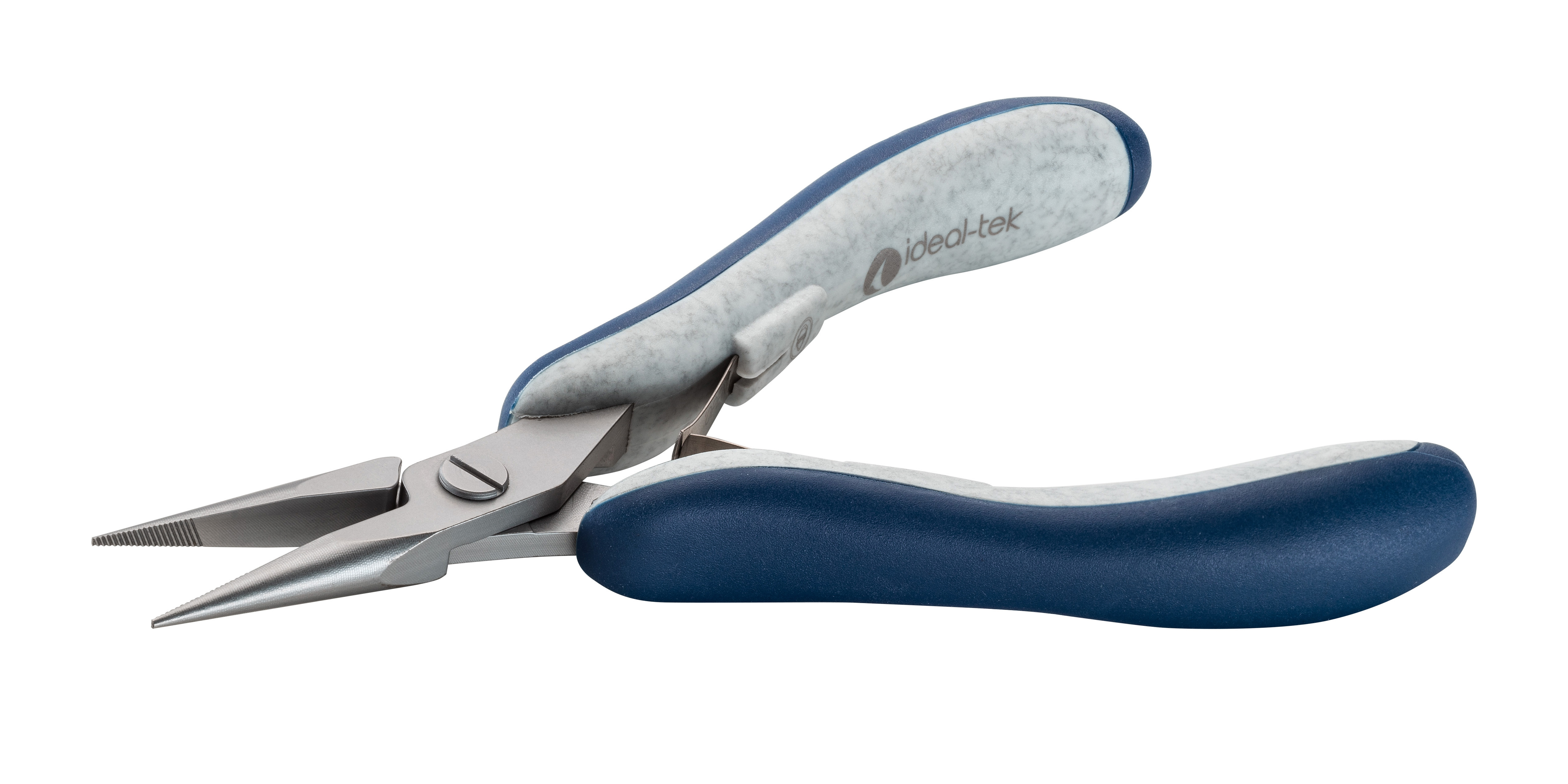 High Precision Plier  Long Snipe Nose  Serrated  140mm 5 5   ESD ES6024 CR BG ITU
