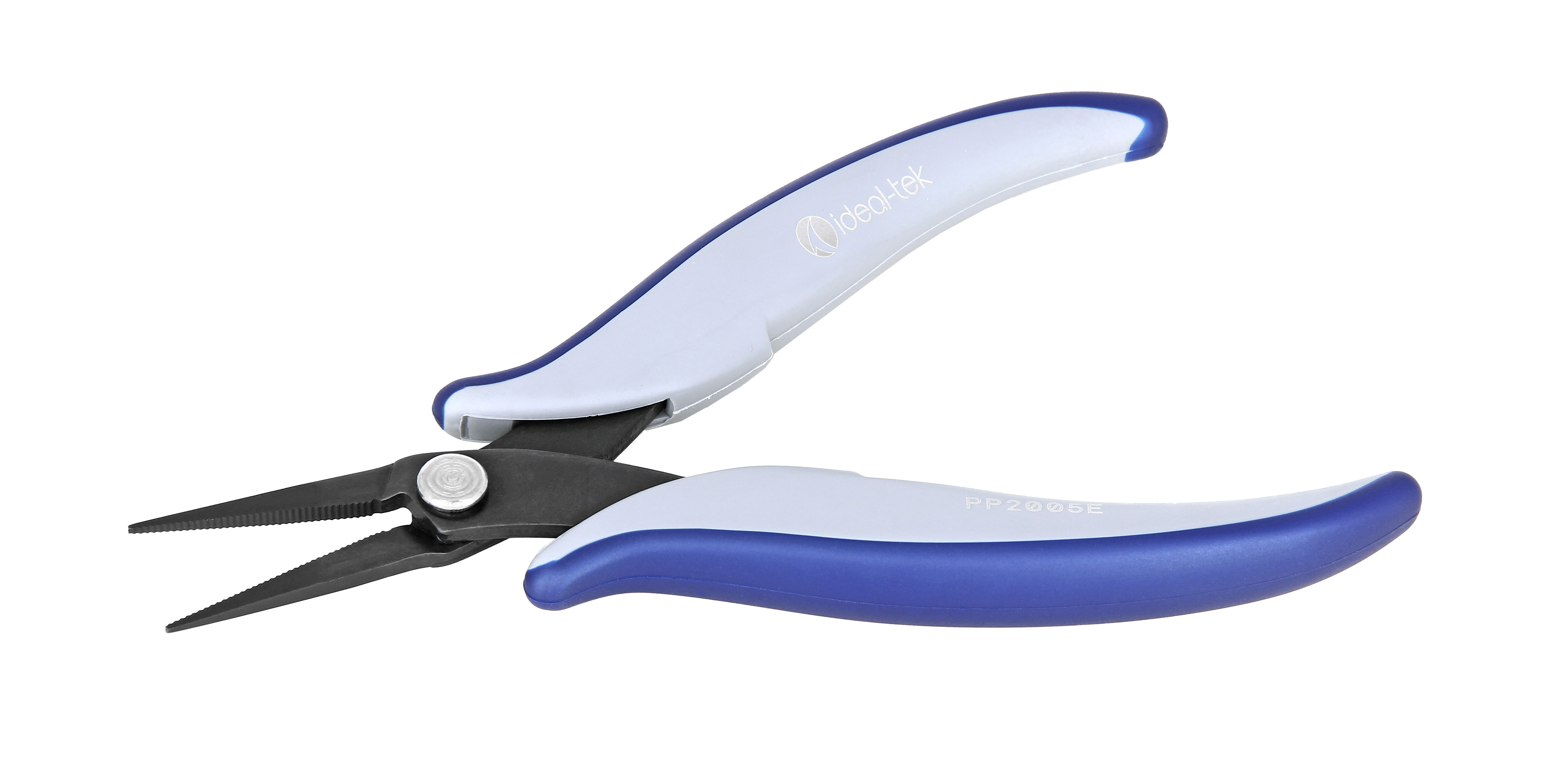 Tek Me Pliers  Long Snipe Nose  Serrated  160mm 6 3   ESD PP2005E IT