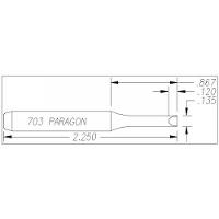 Soldering Iron Tip  Turned Down Chisel 703