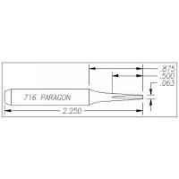 Soldering Iron Tip  Turned Down Screw 716