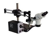 SPZ 50 Stereo Zoom Binocular Microscope with Stand DABS and LED FOI and Ring Light 26800B 370