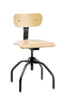 4 Leg Plywood Swivel II Chair 1260