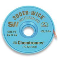 No Clean ESD Desolder Braid  Brown 10  Length   145  Width 60 5 10
