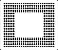 Flextac BGA Rework Stencil  Pack of 10 B6 504 3535 127