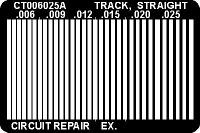 Circuit Frame  Tracks  006  x  025 CT006025AS