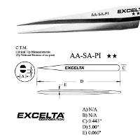 5  Straight Medium Tip Tweezer AA SA PI