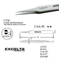 4 75  Tapered Medium Tip Tweezer 2 SA PI