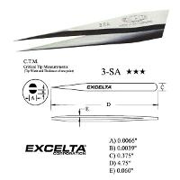 4 75  Straight High Precision Tweezer 3 SA