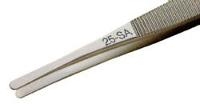 4 75  Straight Round Tip Tweezer 25 SA