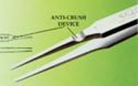 4 75  Straight Tapered Flat Tip Tweezer 52A SA