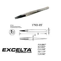 5  Copolymer Curved Soft Tip ESD Tweezer 179D RT