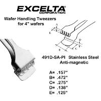 4 7 8  Wafer Handling Tweezer 491D SA PI