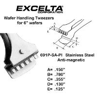 5  Wafer Handling Tweezer 691P SA PI