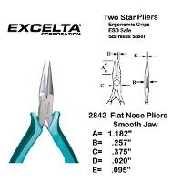 5  Box Joint Long Flat Nose Plier 2842