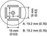 BQFP Nozzle  20 x 20 mm A1181B