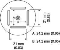 BQFP Nozzle  24 x 24 mm A1182B