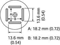 BQFP Nozzle  18 x 18 mm A1180B