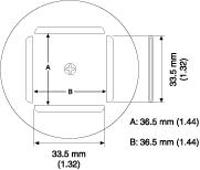 PLCC Nozzle  36 5 x 36 5 mm A1189B