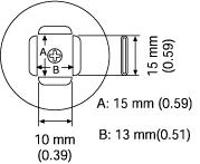 PLCC Nozzle  13 x 15 mm A1141B