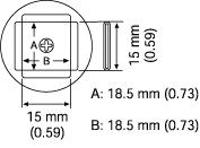 PLCC Nozzle  18 5 x 18 5 mm A1135B