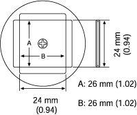 PLCC Nozzle  26 x 26 mm A1137B