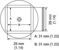 PLCC Nozzle  31 x 31 mm A1138B