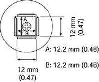 QFP Nozzle  12 2 x 12 2 mm A1262B