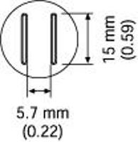 SOP Nozzle  15 x 5 7 mm A1132