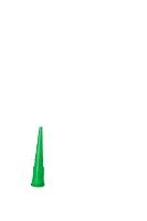 18 Gauge 1 25  Taper Tip ID  035  Green  Box of 50 JG18 1 25TTX