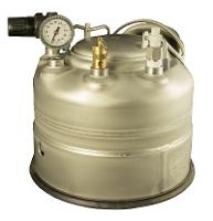 1 Gallon SS Tank  304 ss  Wide Opening Top Ported JGD1G