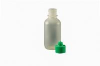 2 oz  Bottle LDPE Boston Round Green Cap Luer Lock JG2 0BC G