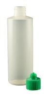 4 oz  Bottle LDPE Cylinder Green Cap Luer Lock JG4 0BC G