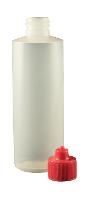 4 oz  Bottle LDPE Cylinder Red Cap Luer Lock JG4 0BC R