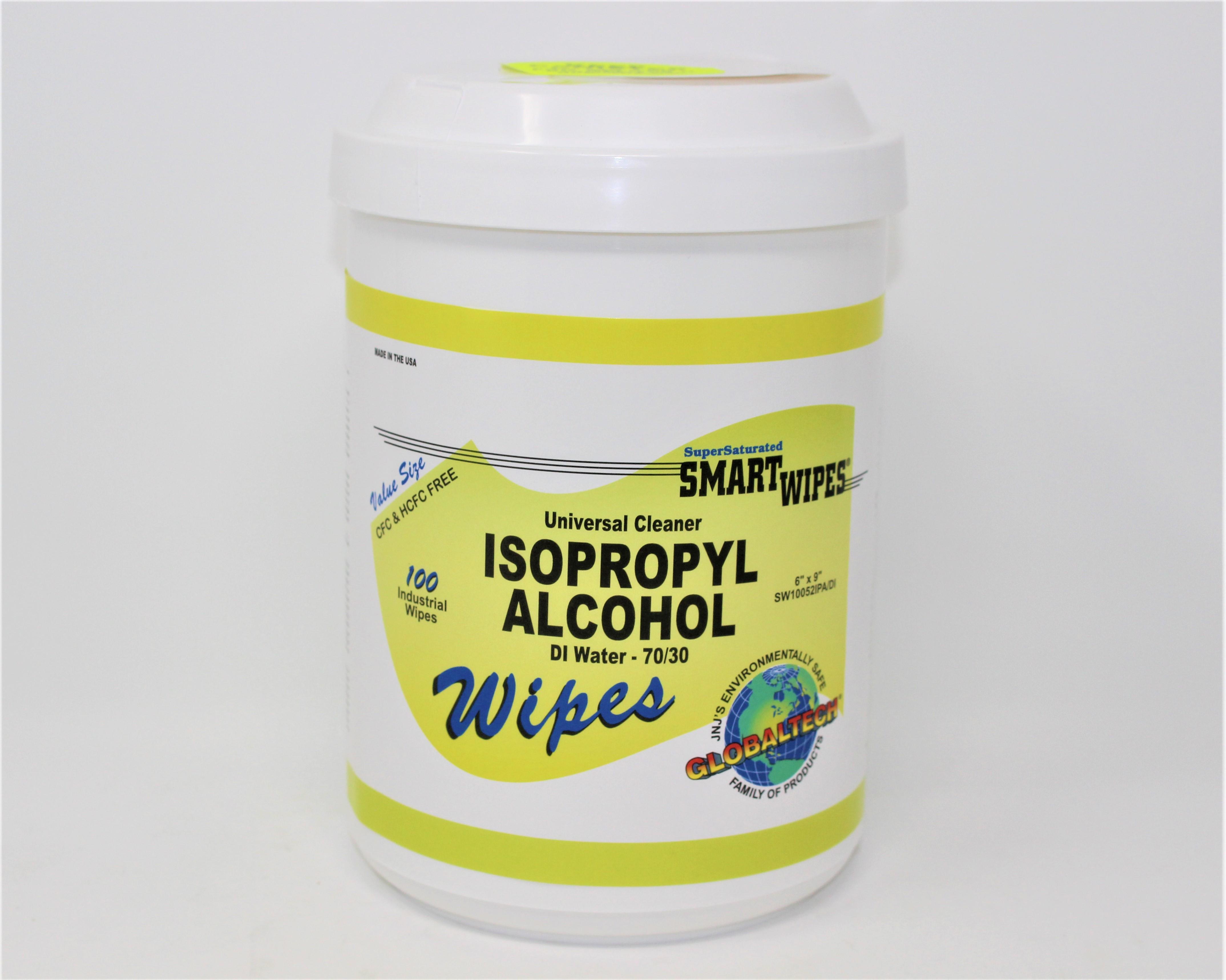 JNJ Industries Alcohol Wipes SW10052IPA/DI 70 Isopropyl Alcohol Wipes