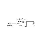 Metcal Cartridge, Conical, 1mm (0.039In)