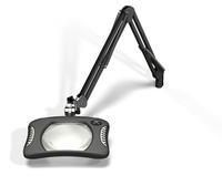 7 x 5 25  Rectangle LED Magnifier 4 Diopter  Charcoal Mist 82600 4 CM