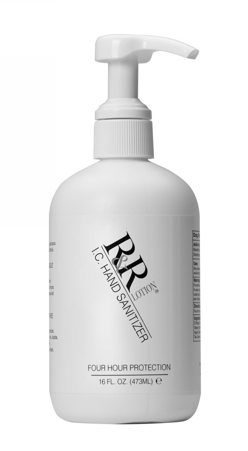 R&R Lotion ICBL16 IC Hand Sanitizing Lotion, 16 oz.