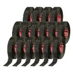 tesa 51036 PET Cloth Black Wire Harness Tape  19mm x 25m  16Ct 51036 19 25 16 