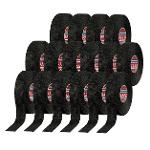 tesa 51608 PET Fleece Black Wire Harness Tape  19mm x 25m  16Ct 51608 19 25 16 