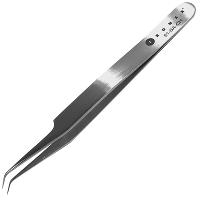 Stainless Steel Tweezers w Bent Tips 51 SA CH