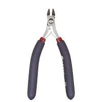 Med Oval Relieved Head Flush Cutter Carbon Steel Razor Flush with Long Ergonomic Handles 7123