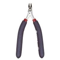 Mini Oval Head Razor Flush Cutters Carbon Steel with Long Ergonomic Handles 7313