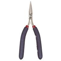 Chain Nose Pliers w Long Smooth Jaw   Long  Ergonomic Handles P711