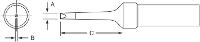  062  x  044  x  625  Narrow Tip ETR