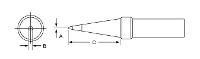  031  x 0 62  x 700  Conical Tip PTP7