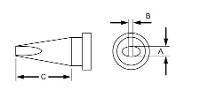  008  x  98  Reach Round LT Series Tip f T0054441499
