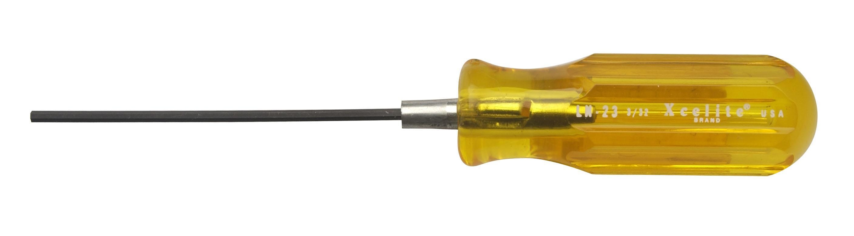 Xcelite LN23N (LN23) 3/32" x 4" Recessed Socket Head Screwdri